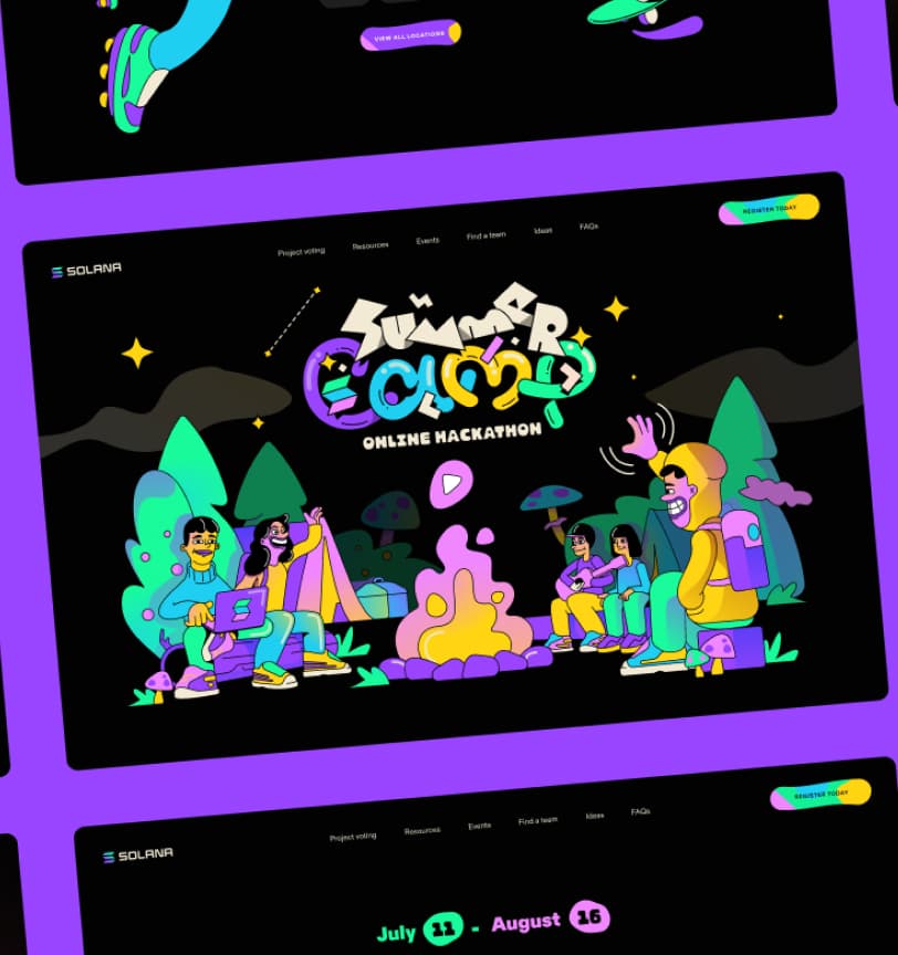 Web Design project example