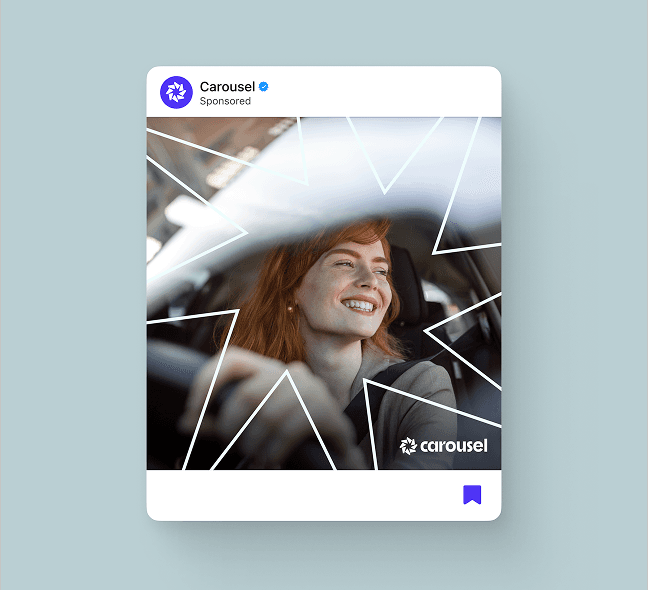 Carousel social media design