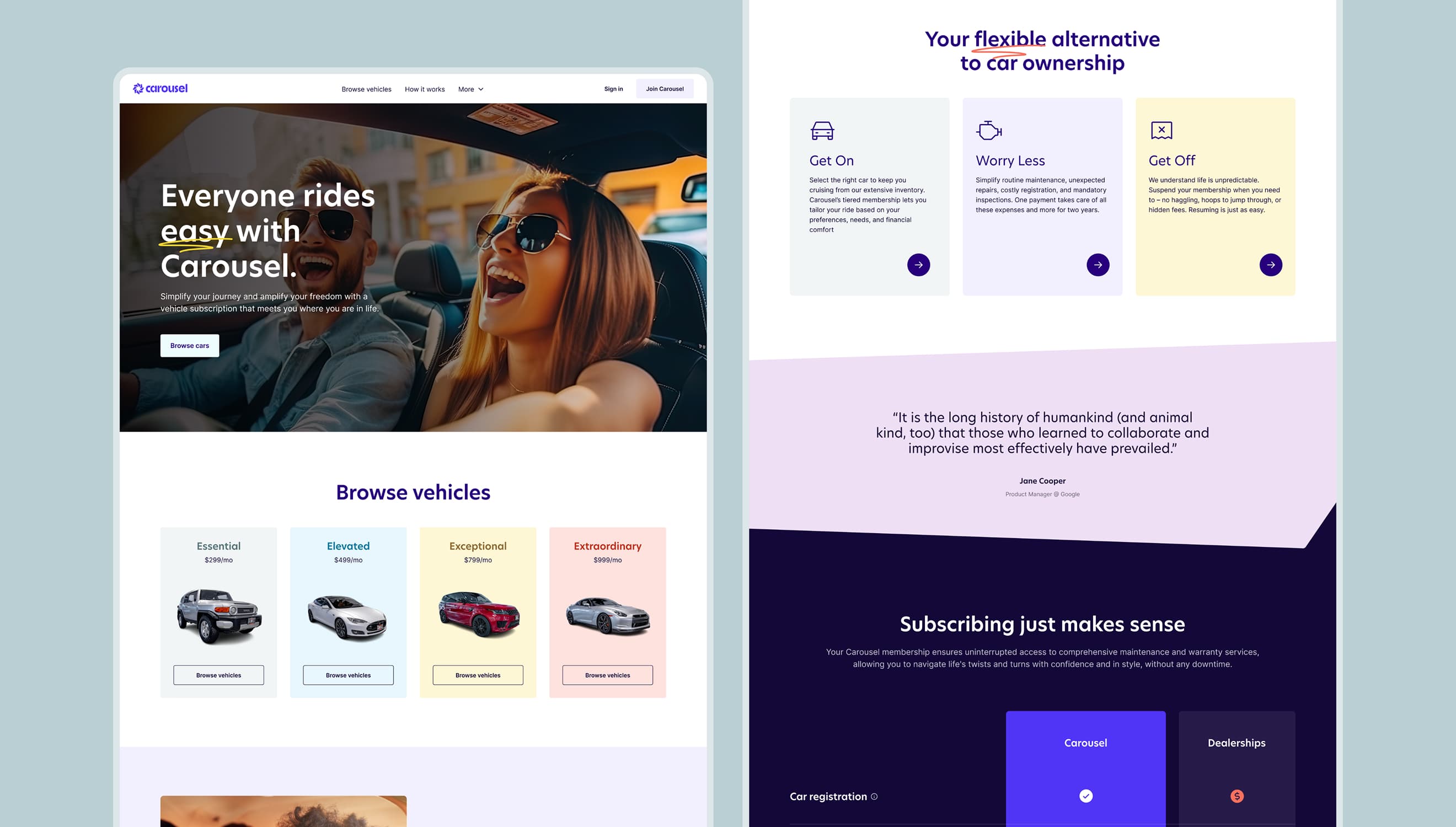 Carousel complete brand identity