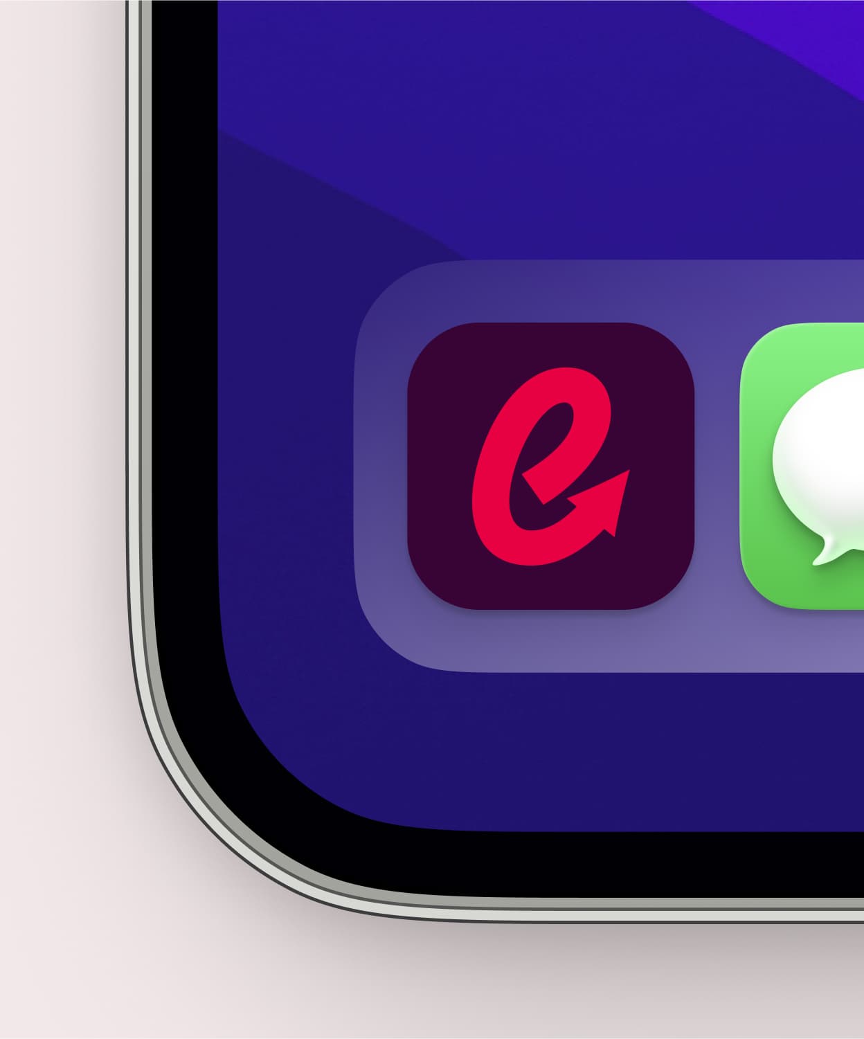 Eventrise mobile app icon displayed on iPhone home screen