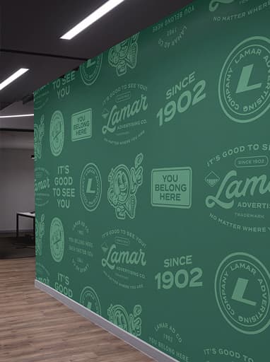 Lamar stationery design