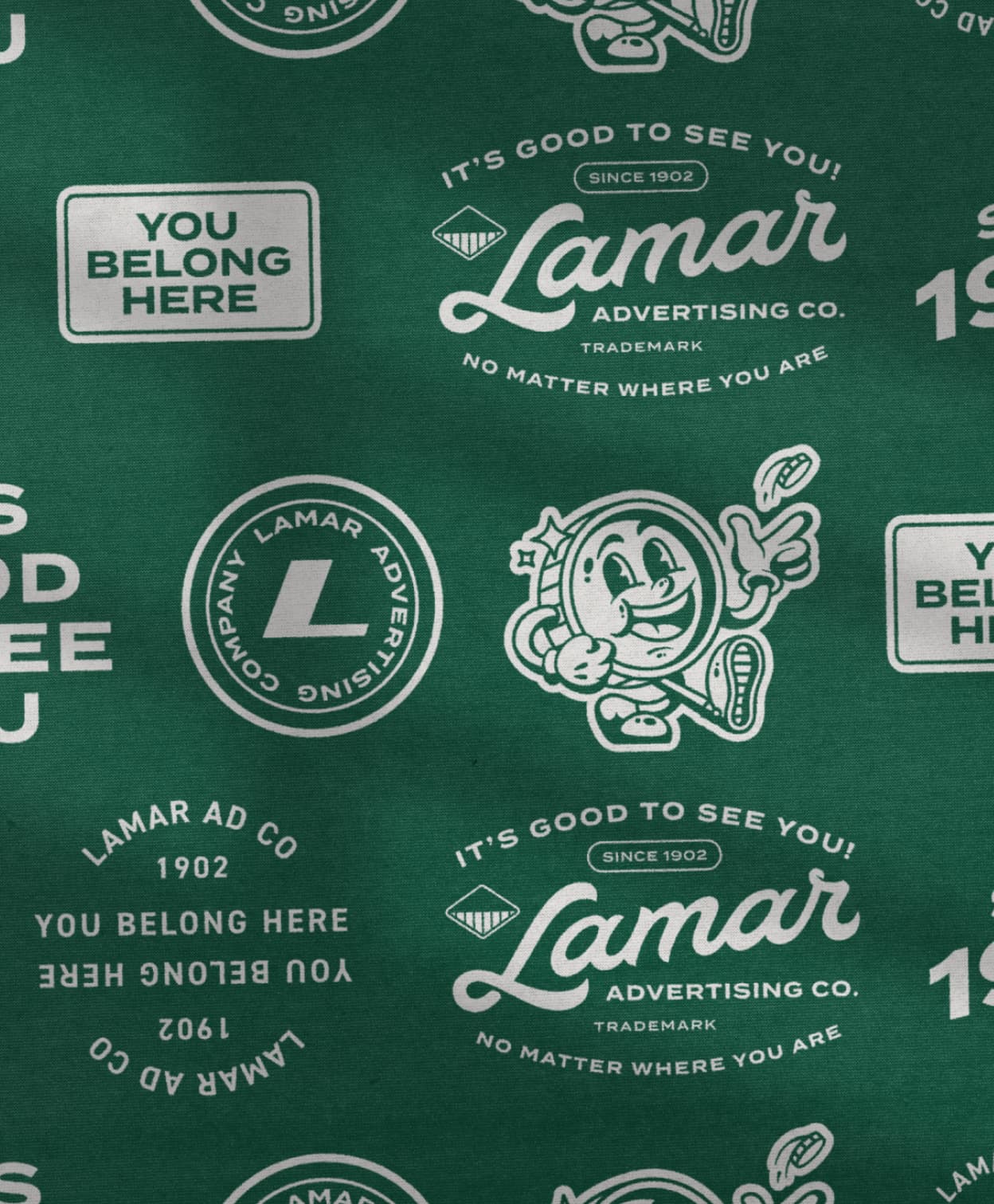 Lamar app design screens