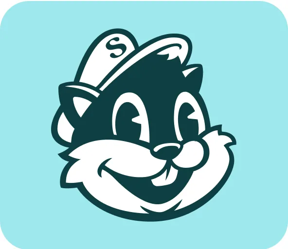 The Shippy chipmunk mascot on a turquoise badge