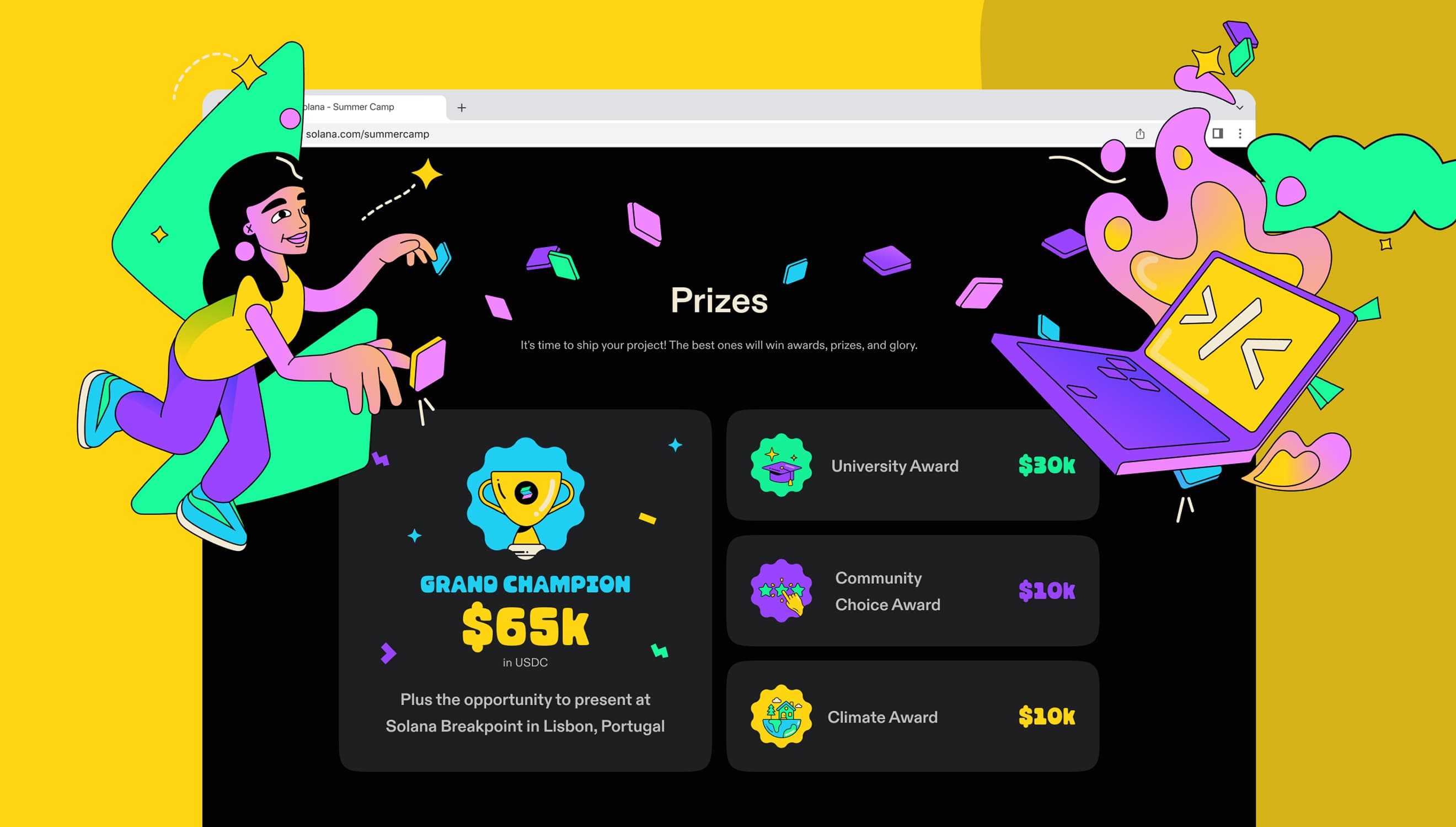 Solana Summer Camp merchandise