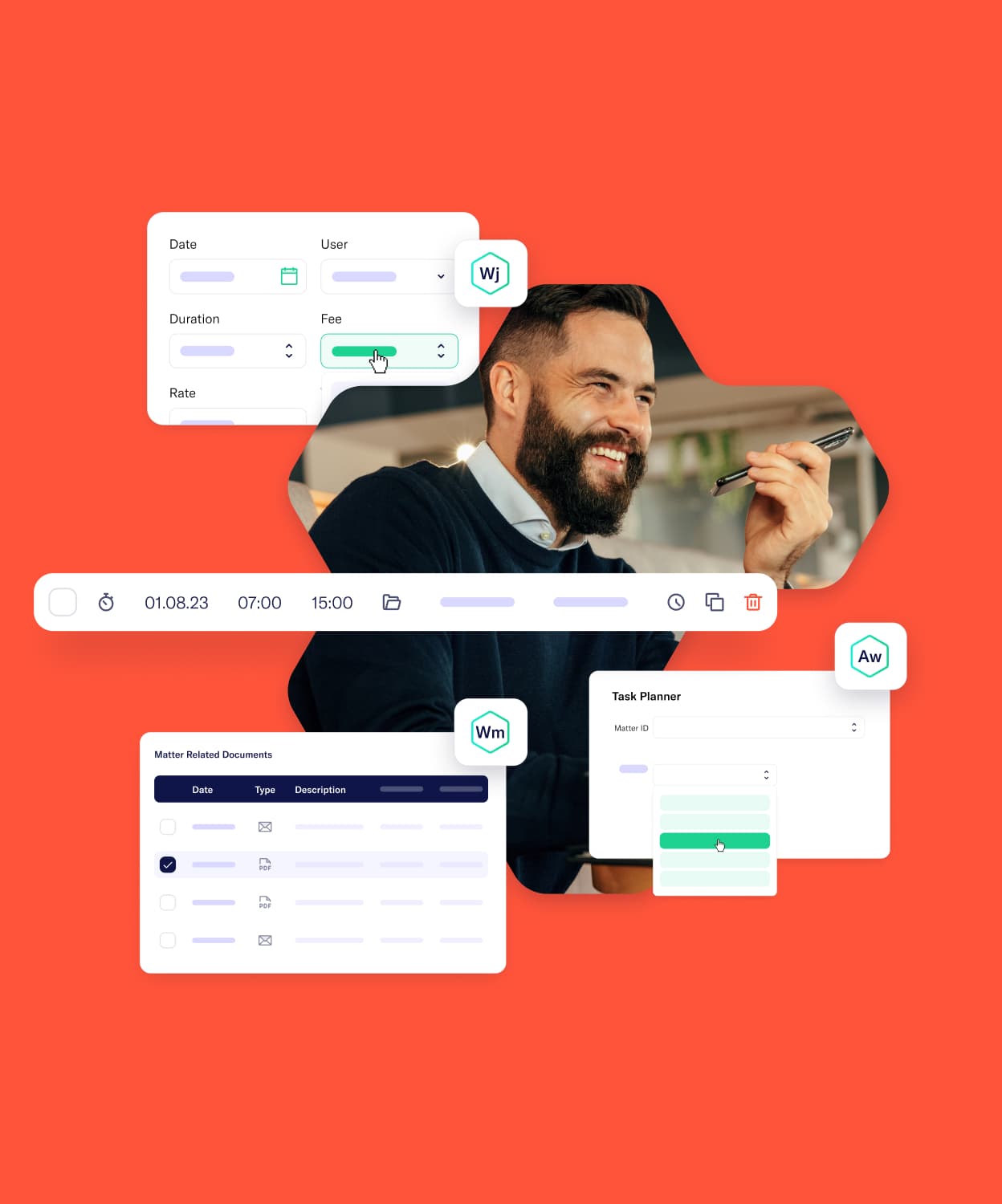 STP One enterprise product interface designed by Heyo