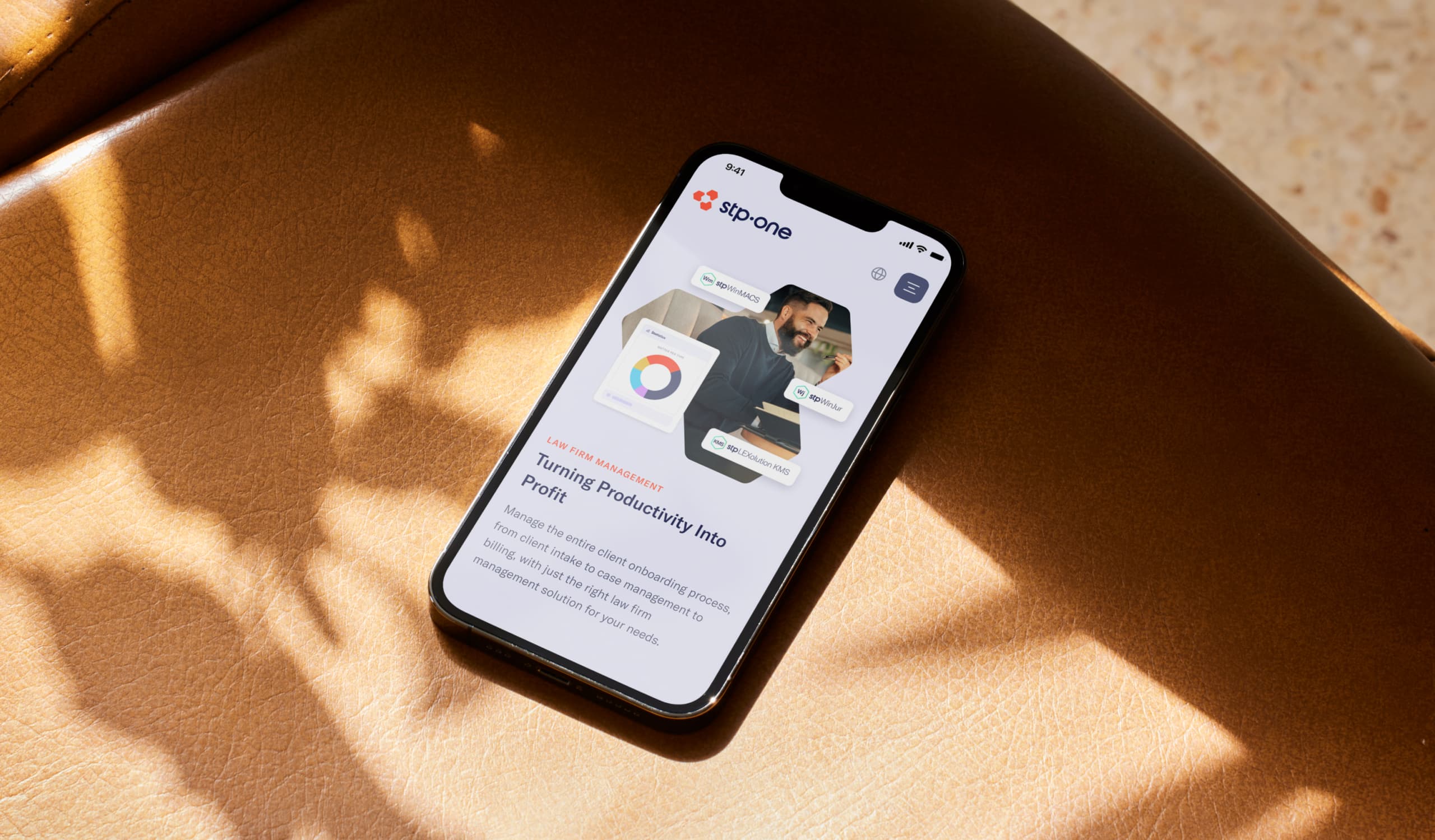 STP One marketing page