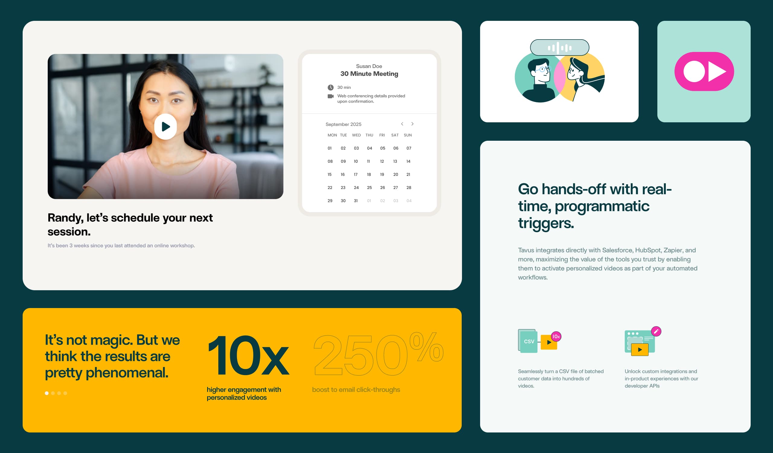 Tavus brand collateral