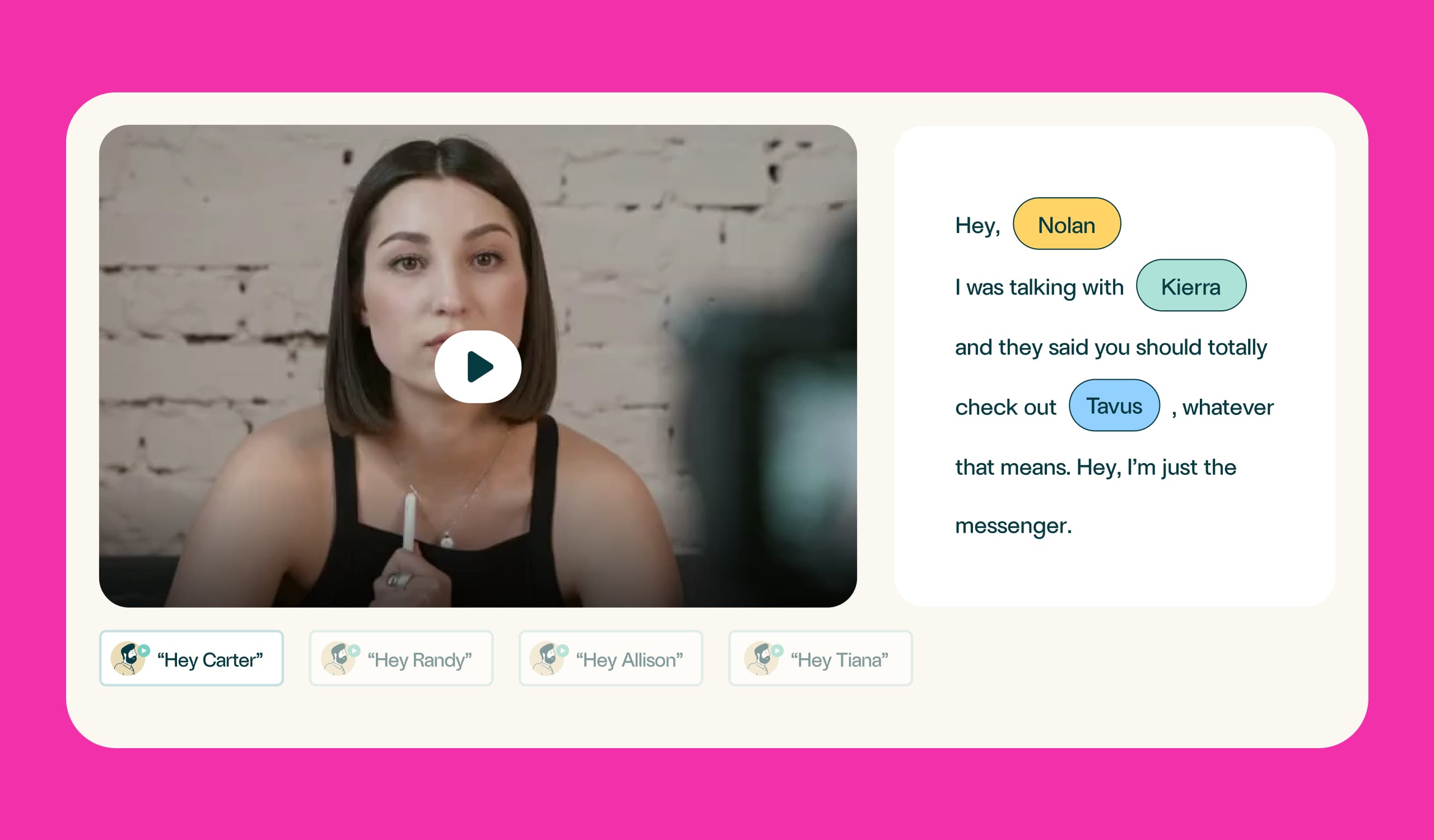 Tavus brand guidelines