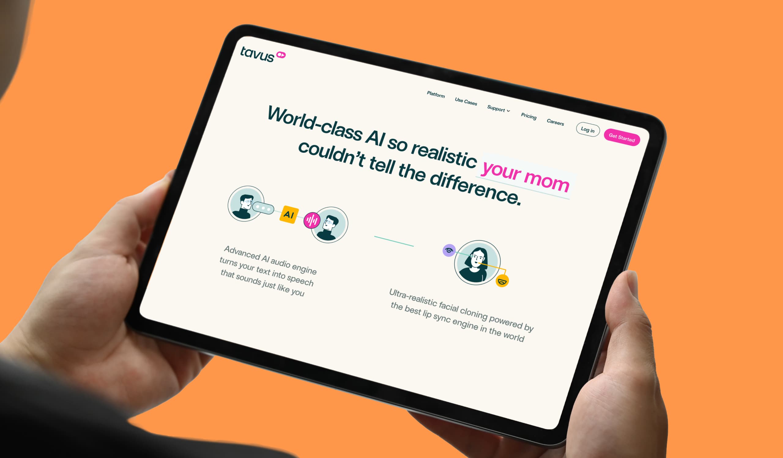 Tavus complete visual identity