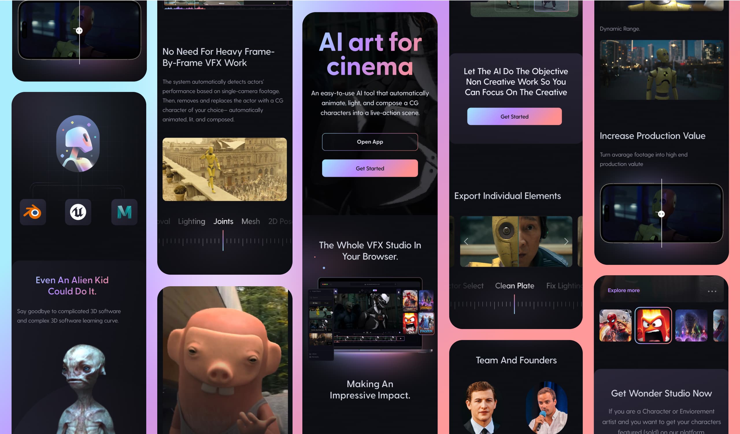 Wonder Dynamics illustration detail