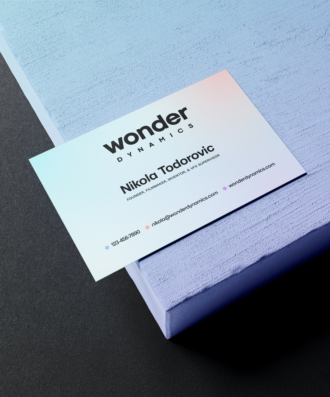 Wonder Dynamics social media design