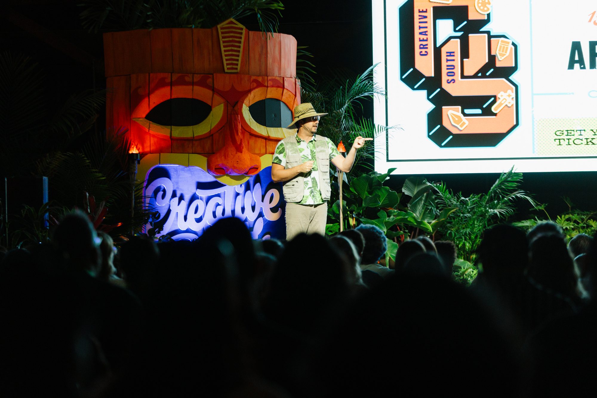 The Heyo team together at the Creative South 2026 opening ceremony